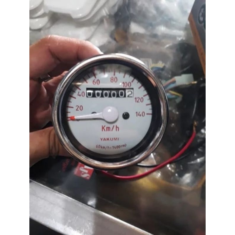 Speedometer custom crome honda cb 100