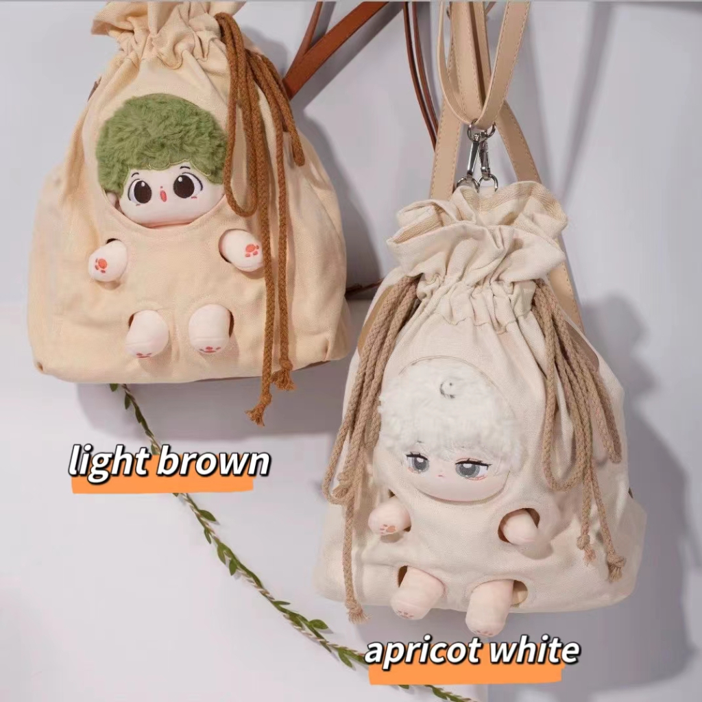 [READY STOCK] itabag tas ransel untuk boneka drawstring tas itabag slempang untuk doll 20cm outdoor