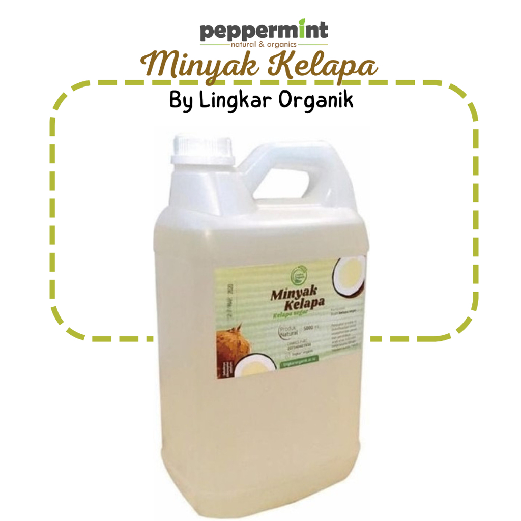 

Lingkar Organik Minyak Kelapa (5 liter) / Minyak Masak Sehat