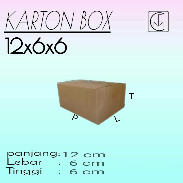 

Karton Box Ukuran 12x6x6 kardus kecil kardus polos