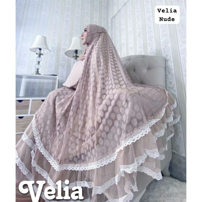 Mukena tile dott mewah hantaran mahar