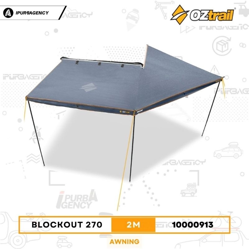 Awning/Tenda Samping Mobil - Oztrail (2-Meter) Blockout 270° Awning - 10000913