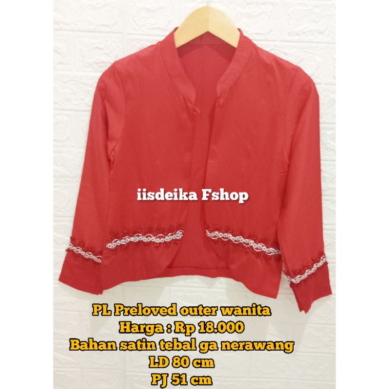 OUTER WANITA WARNA MERAH CABE OUTER POLOS LUARAN BAJU WANITA CARDIGAN WANITA POLOS MODEL SIMPLE ELEG