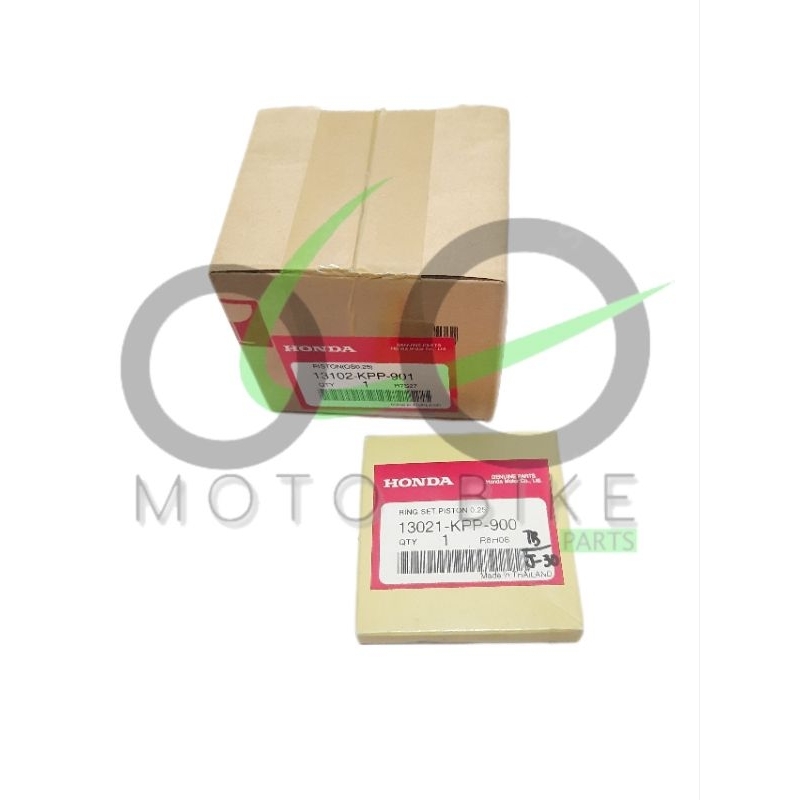 Piston + Ring Os (0.25) Cbr 150 Thailand Cbr 150 K45A Original Thailand