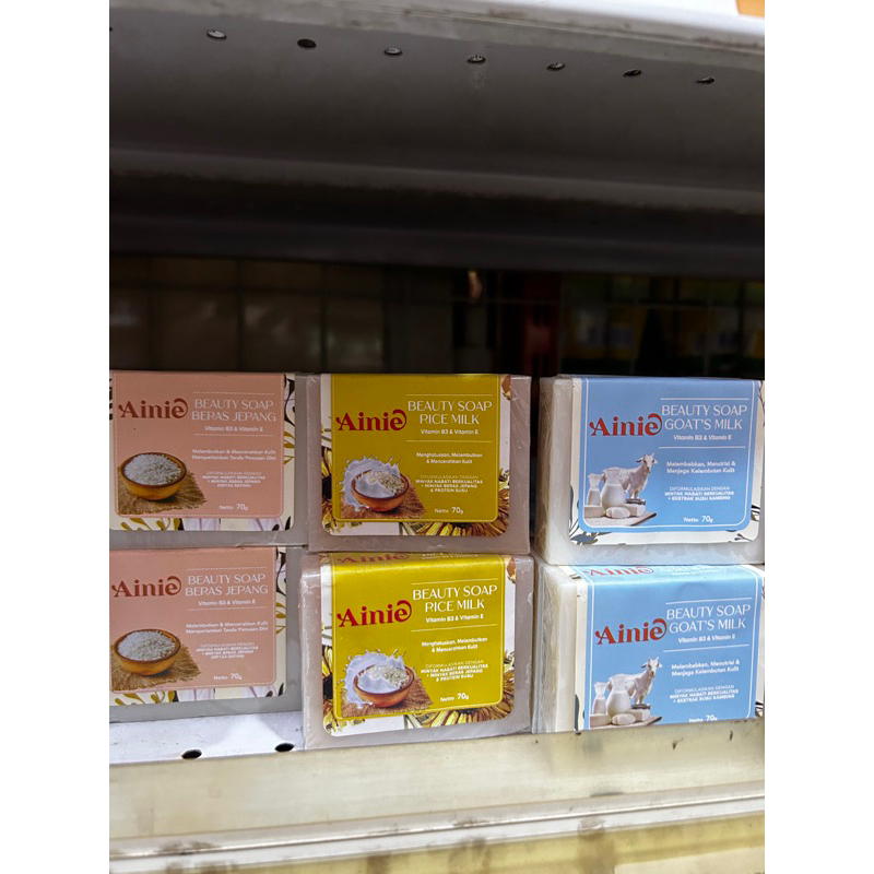 AINIE beauty soap 100% Asli Sabun beras Jepang 100% Original || Sabun batang wajah Ainie