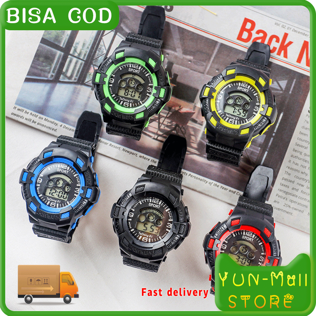 （COD  ）YUN Mall  Jam Tangan Pria Sport Watch   Time Digital Fashion / Jam Tangan Sport Pria