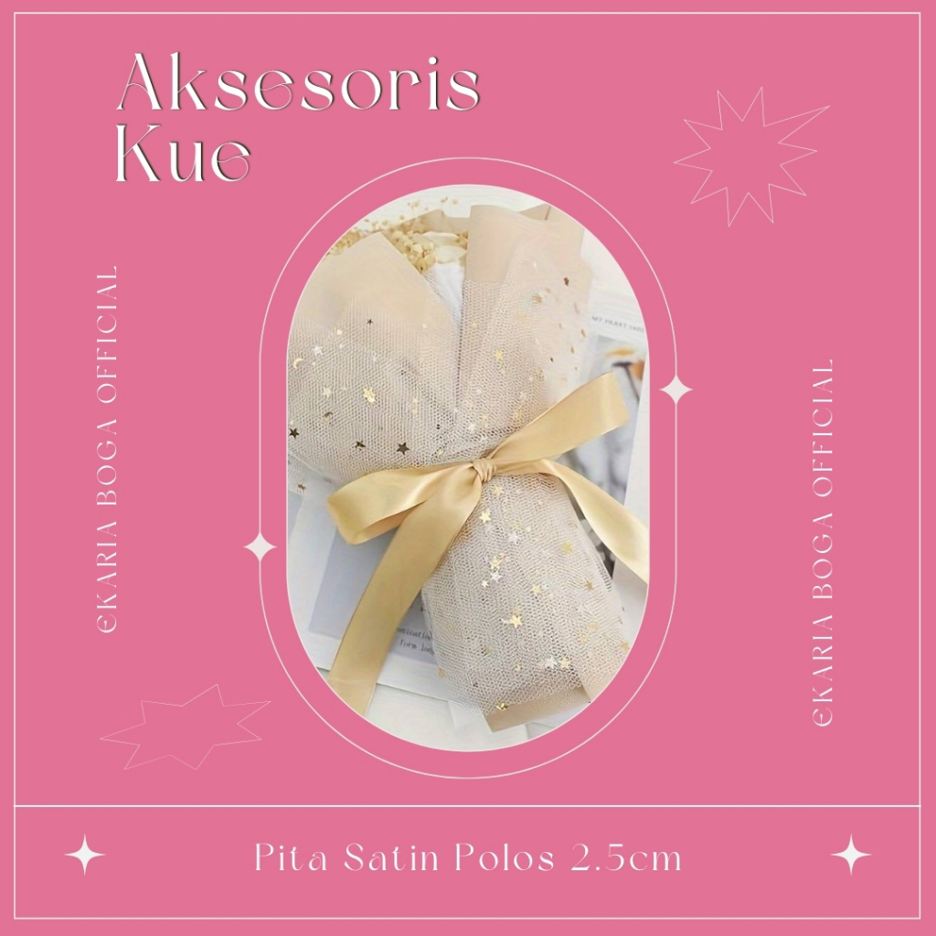 

AKSESORIS | HIASAN | PITA KOREA | PITA KAIN SATIN | SATIN RIBBON | PITA SATIN POLOS 2.5CM