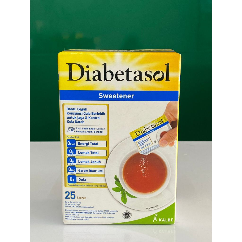 

DIABETASOL SWEETENER 25 SACHET #penggantigula #guladiabetes