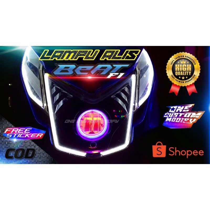 LAMPU ALIS HONDA BEAT FI SATU SET LAMPU LED ALIS SEIN KIRI KANAN TINGGAL PASANG