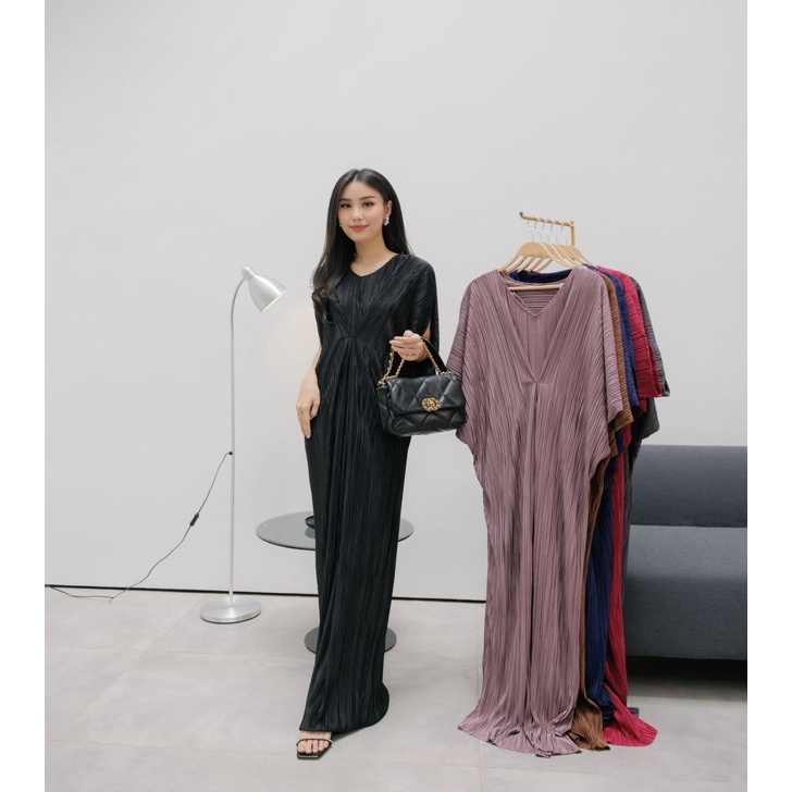 Sale ALMEERA KAFTAN SILKY PLEATS | DRESS INARA RUSLI