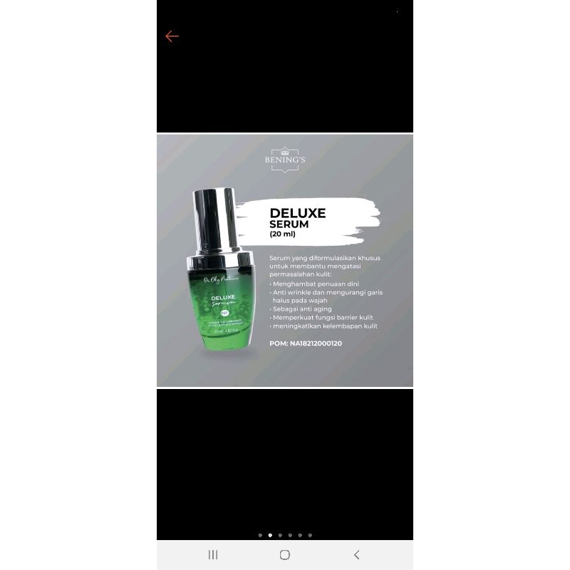 serum delux bening dr.oky pratama