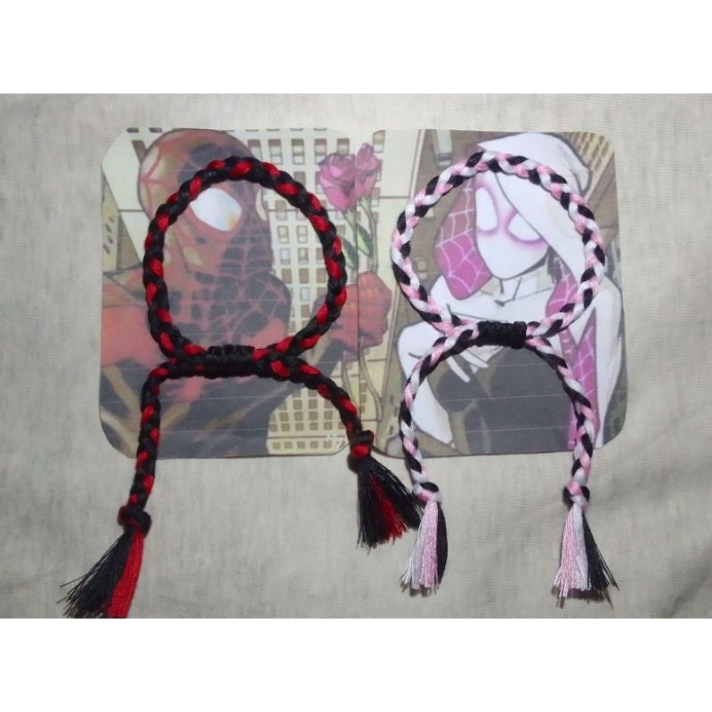 gelang couple Spiderman,gelang couple benang,gelang couple,gelang benang,gelang tali