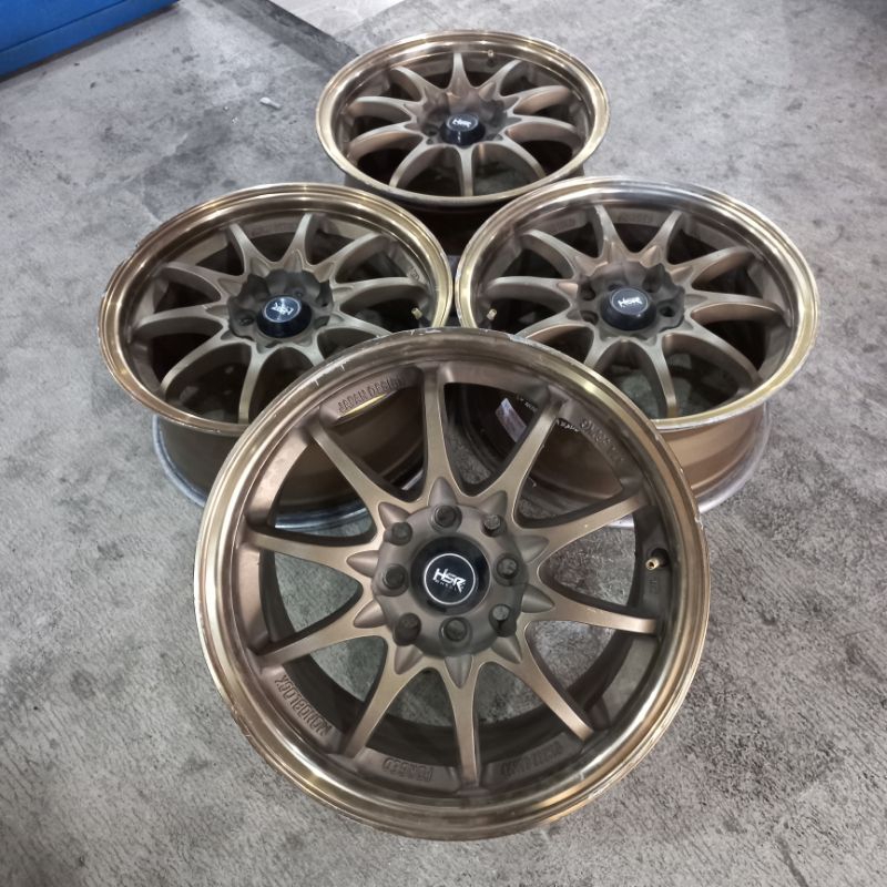 VELG SECOND MERK HSR HIROSHIMA (CE28) R15X7 PCD 4X100/114.3 ET 35