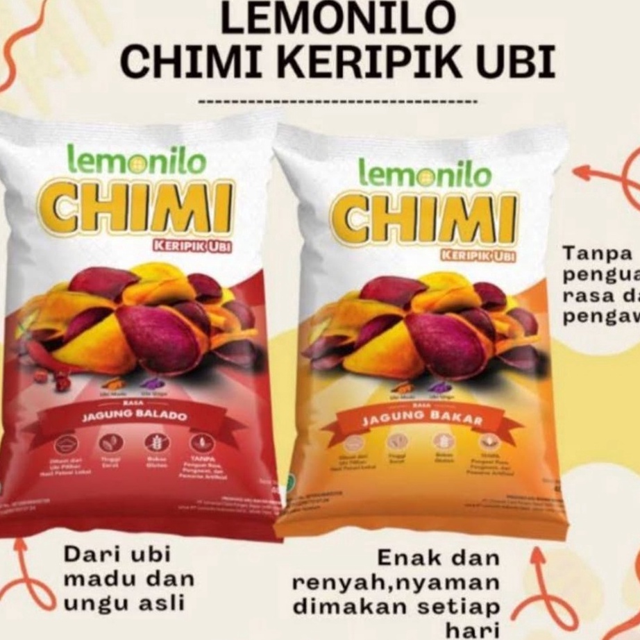 

Stock Banyak Lemonilo Chimi Keripik Ubi | 10 Bks @ 12.5 Gr ➹→❆❂