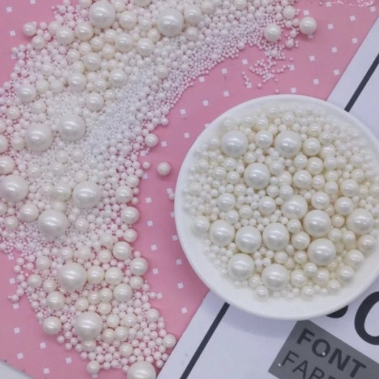 

Diskon Edible Sprinkles PEARL WHITE Hiasan Dekorasi Kue Sprinkel Mutiara ➺➩⋆❀