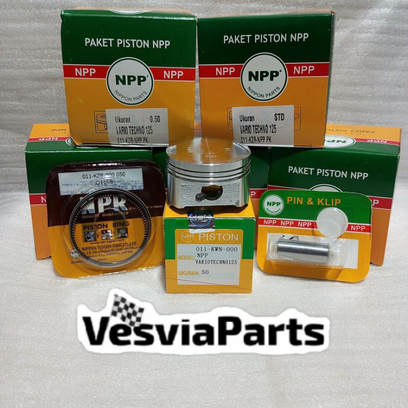 PISTON KIT SEHER SET VARIO 125 VARIO TECHNO 125 NPP