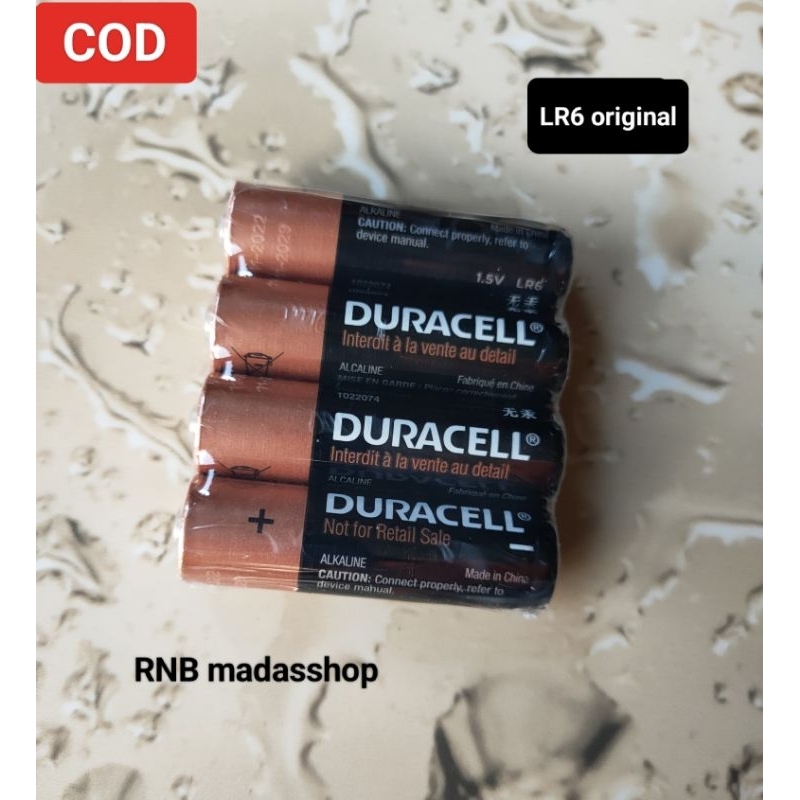 Baterai Alkaline Duracell AA/A2 1.5V harga isi 4 pcs