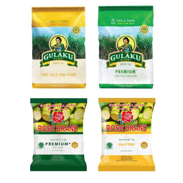 

[KODE K7MZC] GULAKU HIJAU / GULAKU KUNING / GULA TEBU PREMIUM 1KG