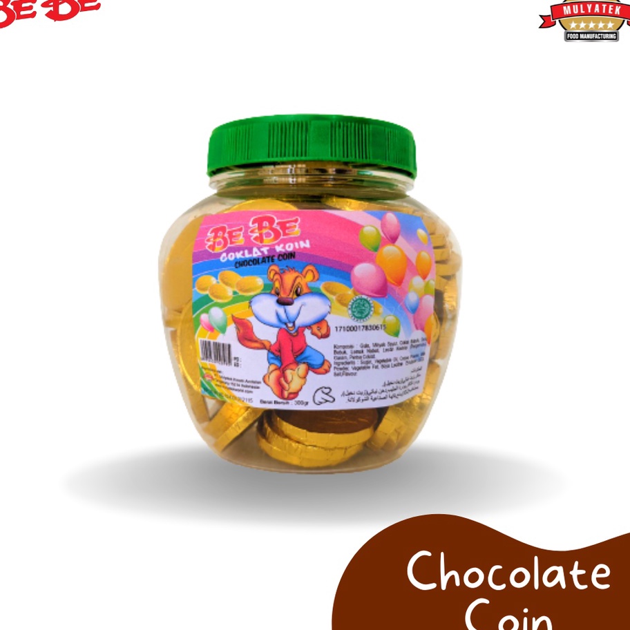 

Terkini BeBe Chocolate Coin Snack Coklat Koin Gurih 100 pcs Best