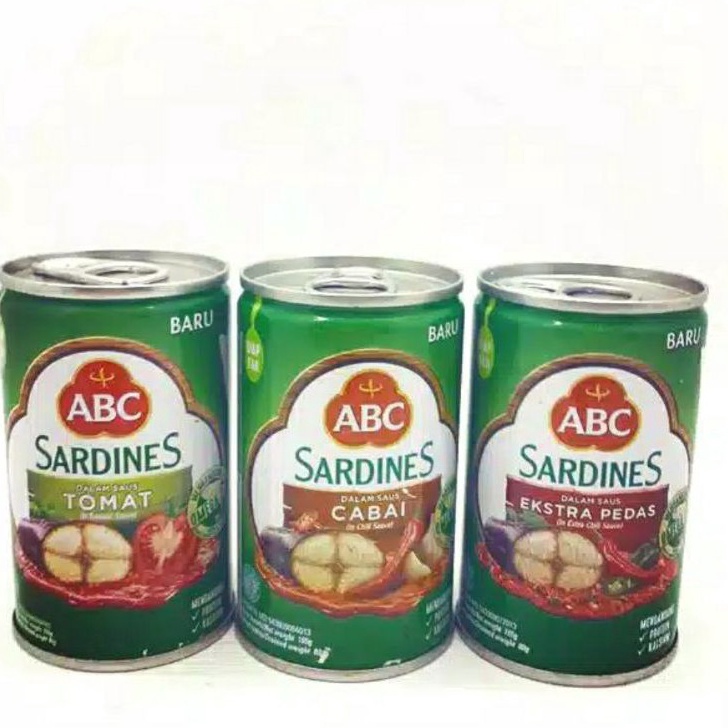 

[KODE QDEBH] ABC Sardines sarden abc tomat/extra pedas/pedas