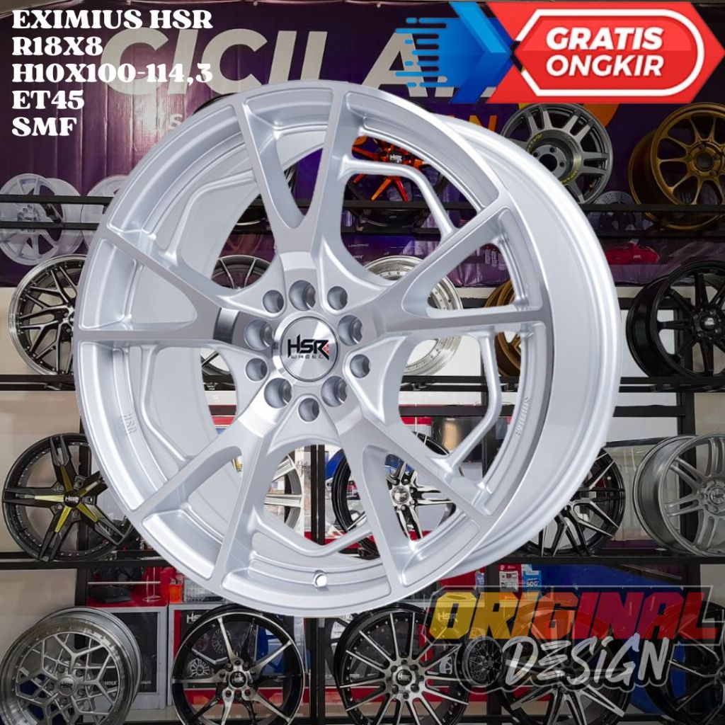 Velg Mobil Ring 18 Murah HSR EXIMIUS R18 HARIER BIANTE SERENA ALPHARD