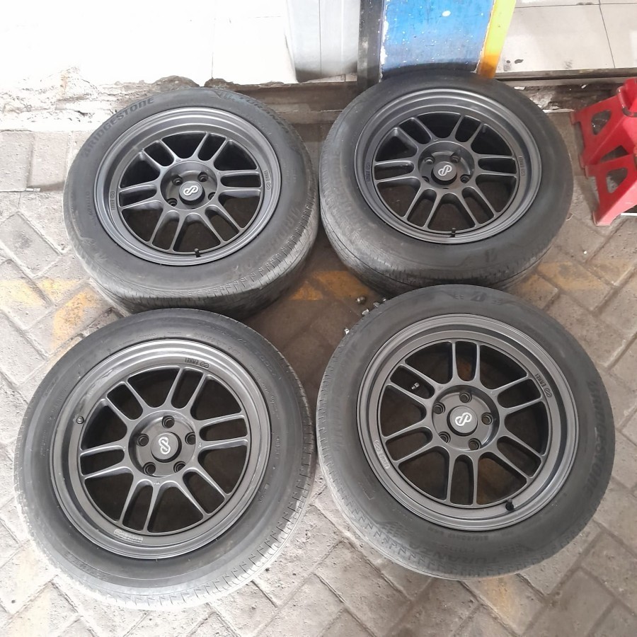 Velg Mobil Jdm Rpf01 Ring17 Lebar 8 Baut 5x114 Ban Brigestone 215 55 R17