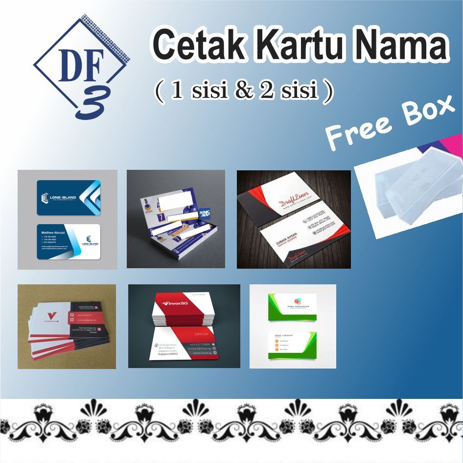 

Cetak Kartu Nama ( 1 sisi / 2 sisi )