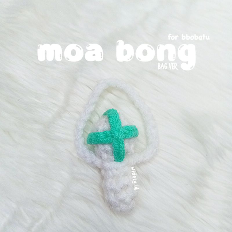 CROCHET MOA BONG BAG VER. BBOBATU PPULBATU TXT DOLL ACCESSORIES PPOBATU TOMORROW X TOGETHER RAJUT