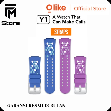 Diskon STRAP Y1 IMOO ORIGINAL / TALI JAM Y1 IMOO BLUE & VIOLET