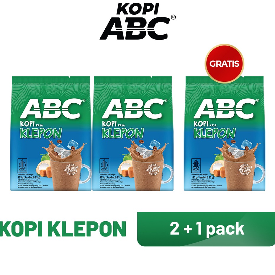 

Buruan Beli BUY 2 GET 1 - ABC Kopi Klepon 1 Bag (5 x 25 gram) Ready Stock