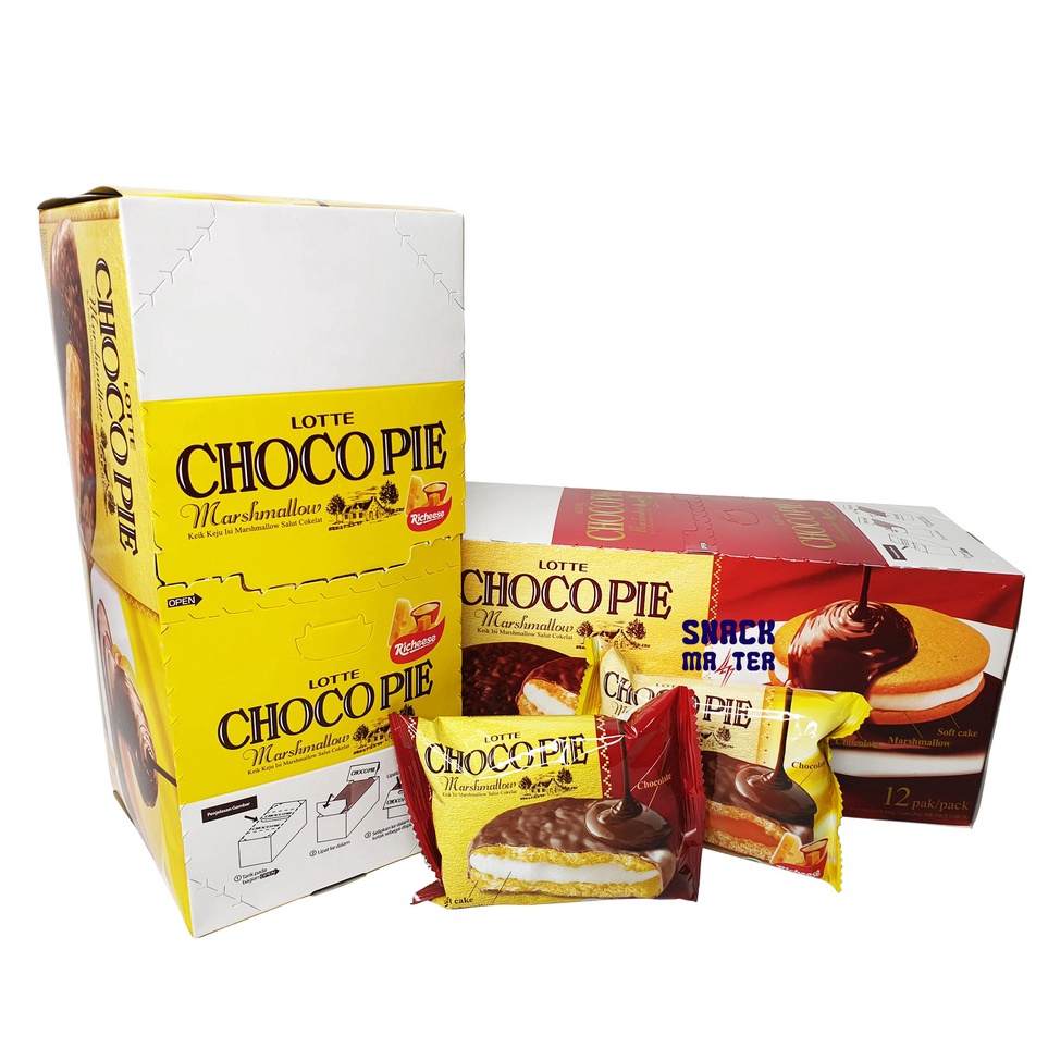 

[KODE PRODUK YPVO04638] Lotte Chocopie Marshmallow BOX -to 28gr x 12 pcs