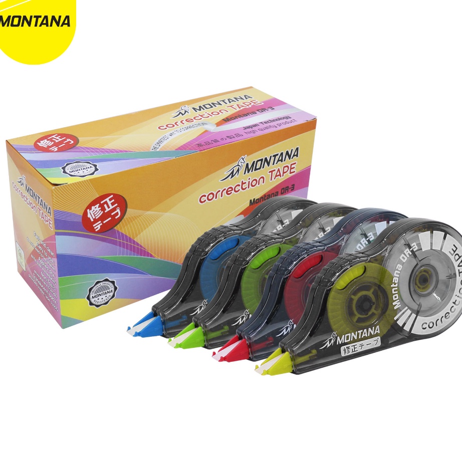 

Terkini Montana Correction Tape / Pita Koreksi OR-3
