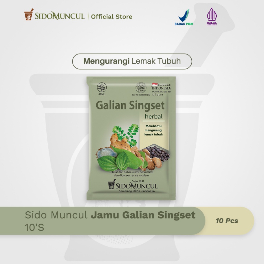 

Promo Sido Muncul Jamu Galian Singset 10's - Mengurangi Lemak Tubuh ➨➤✹✴