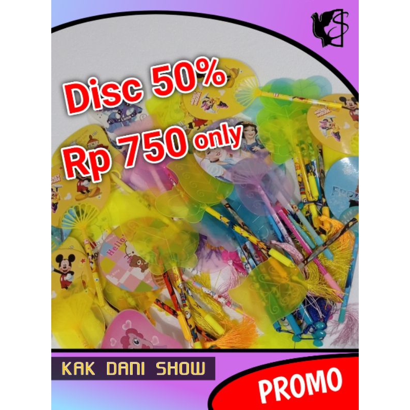 pulpen kipas promo cuci gudang random