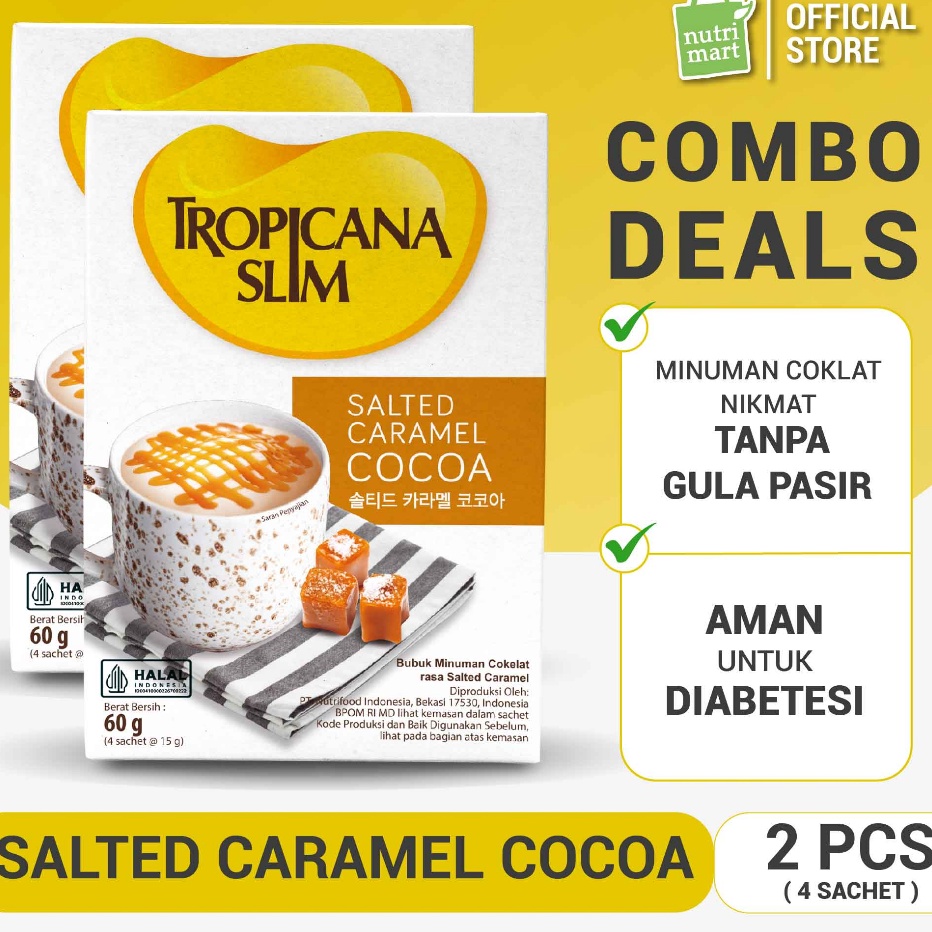 

Stock Banyak Twin Pack - Tropicana Slim Salted Caramel Cocoa (4 Sch) ←✻