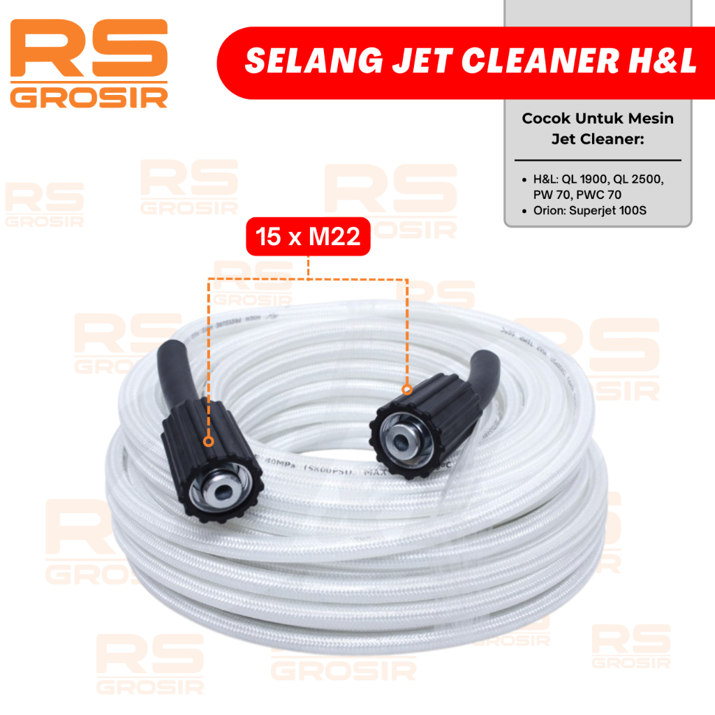 H&L Selang Jet Cleaner QL 1900 5 Meter High Pressure