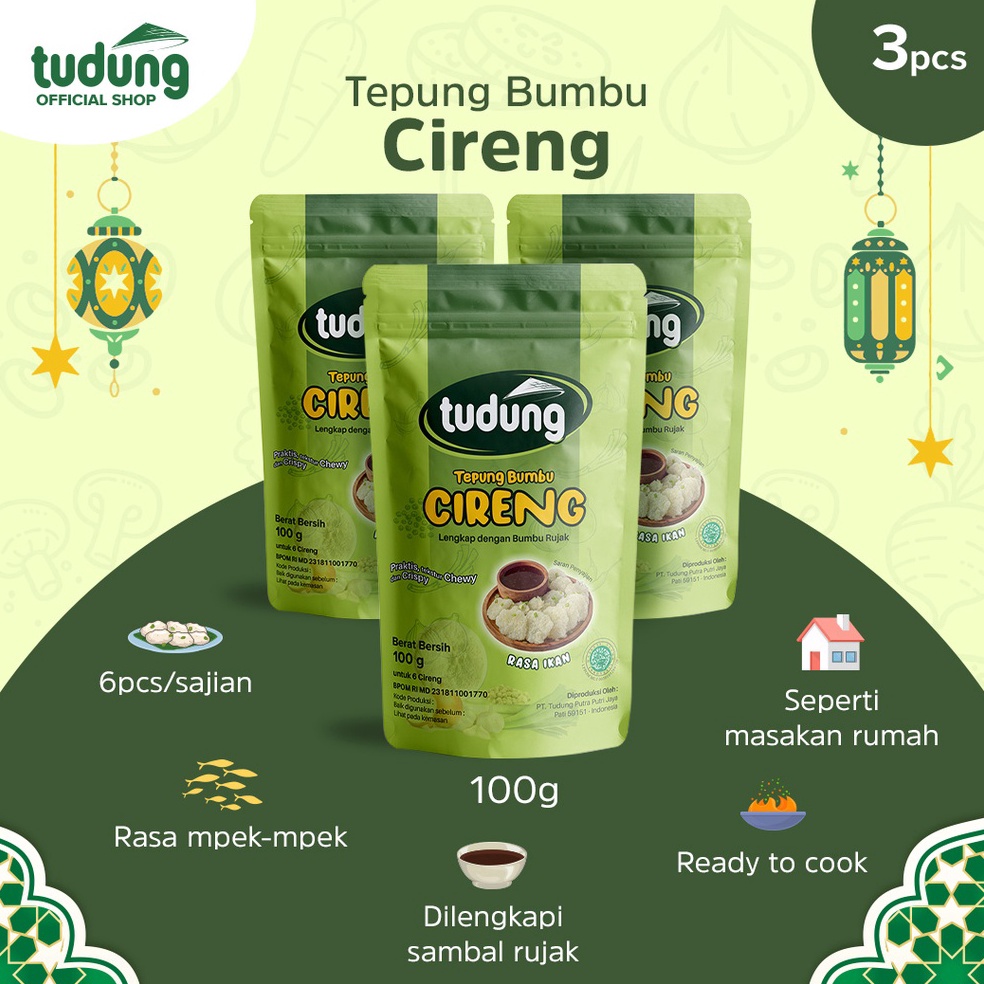 

H4rga T3rmurah Tudung Tepung Bumbu Cireng 100g Bundling 3 Big Discount