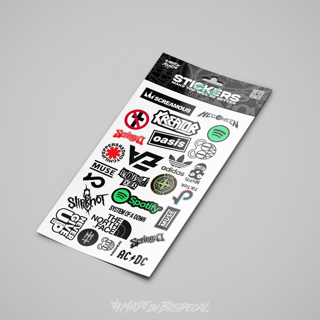 

Stiker pack brand sticker helm laptop hp anti air