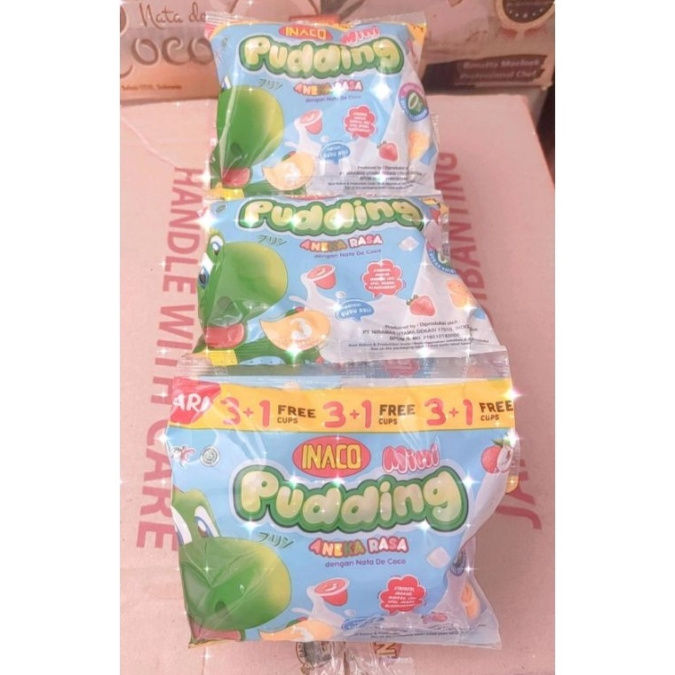 

[⁂E95@] Mini puding per renteng isi 10+1 pak Potongan