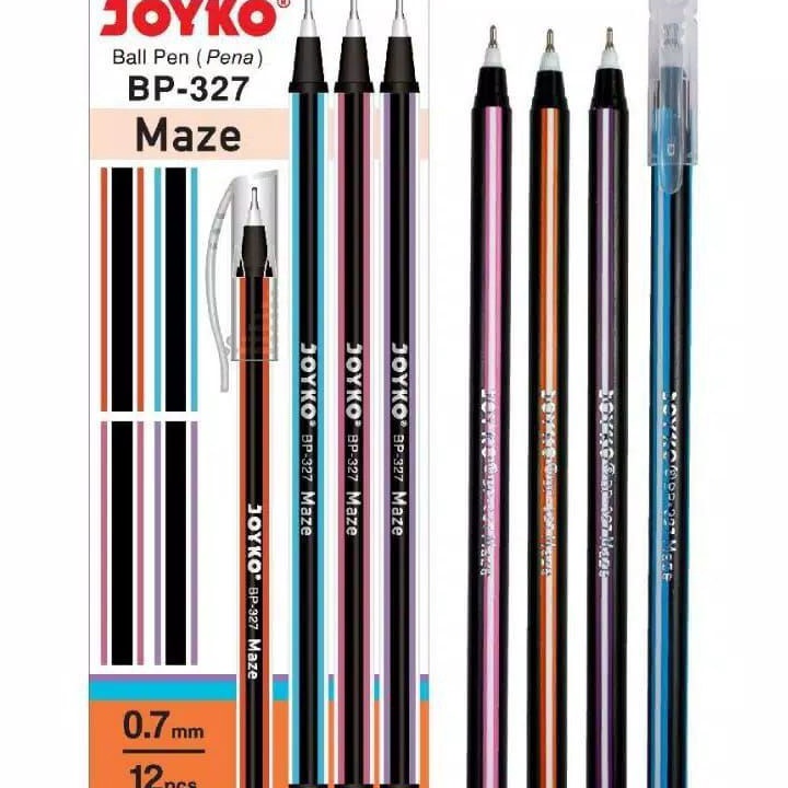

Ready Stock Pulpen Joyko BP - 327 Maze / (1pak/12pcs)