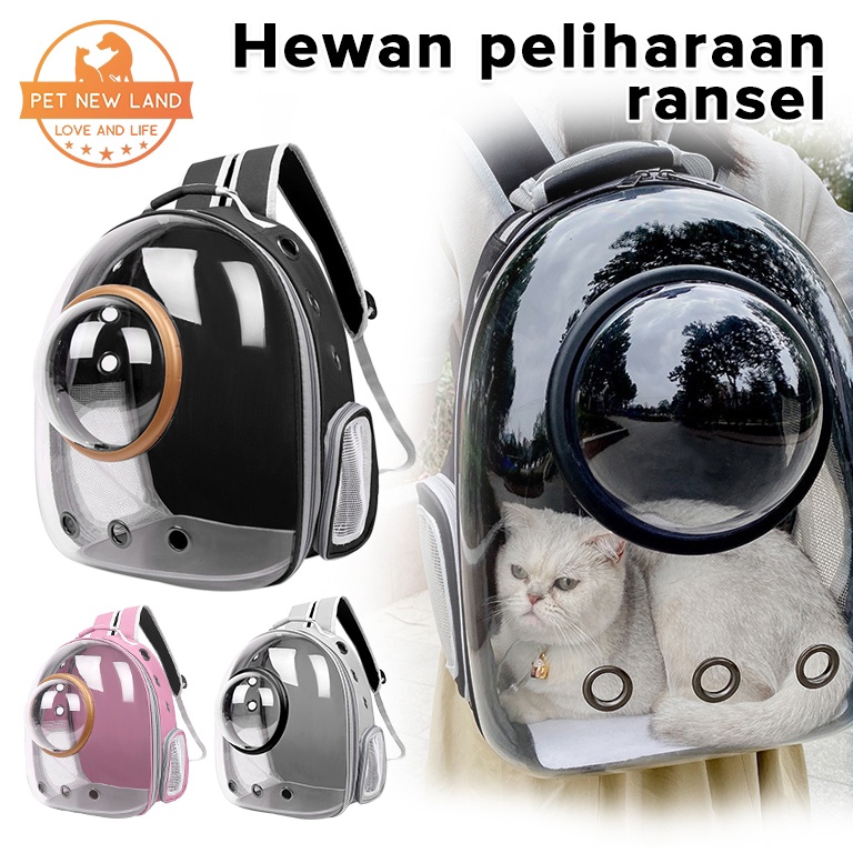 [❄R18$] Tas Kucing Astronot Transparan Pet Cargo Kucing Besar Tas Ransel Hewan Flash Buy