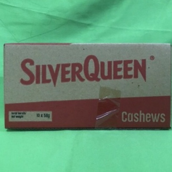 

Stock Banyak Silverqueen 58gram Cashew ➦✫✢