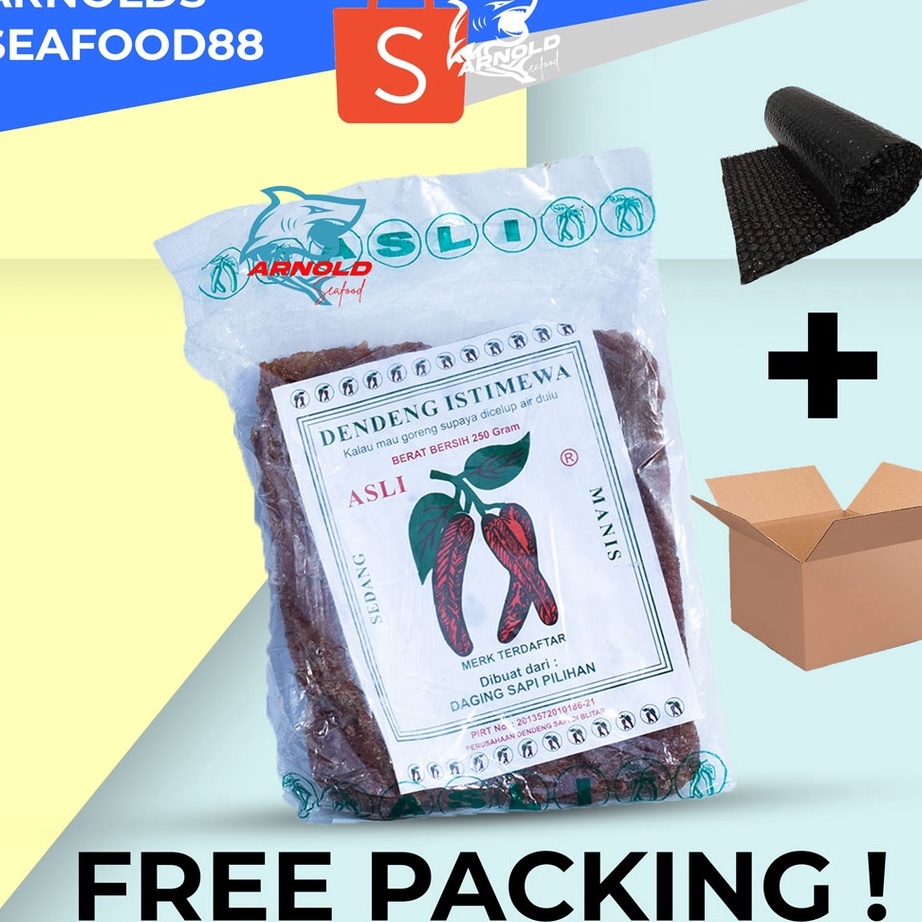 

Terlaris Dendeng Sapi Cap Cabe Istimewa 250 GR Terlaku.