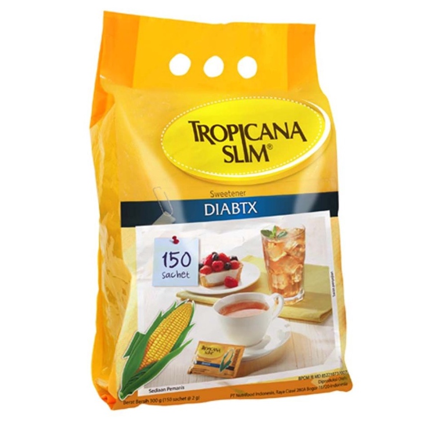 

[KODE CYDPL] TROPICANA SLIM SWEETENER DIABTX 150 sachet