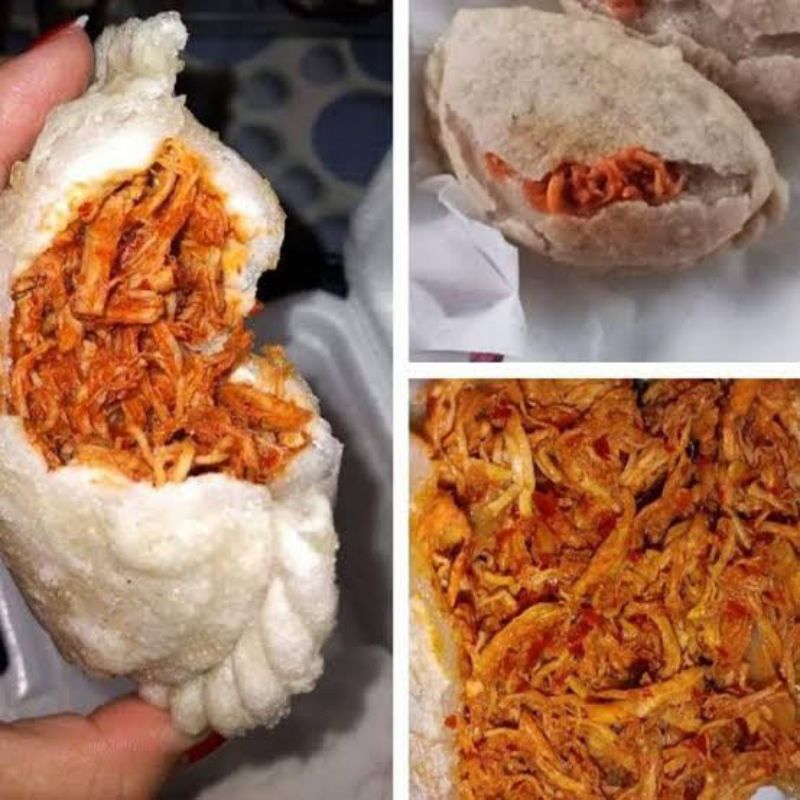 

Cireng Isi Ayam Suwir Pedas isi 6 pcs/Cireng viral/Cireng bandung