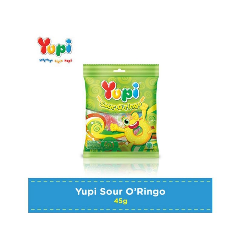 

Yupi Gummy Candies Sour O'Ringo 45gr