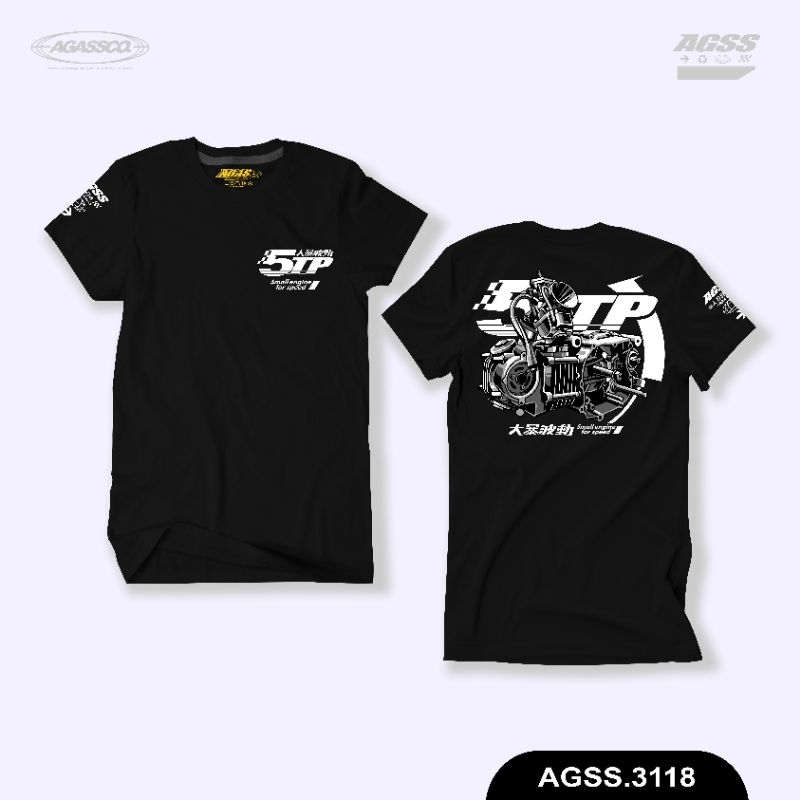 T-SHIRT 5TP / KAOS RACING SIMPLE / KAOS AGASSCO