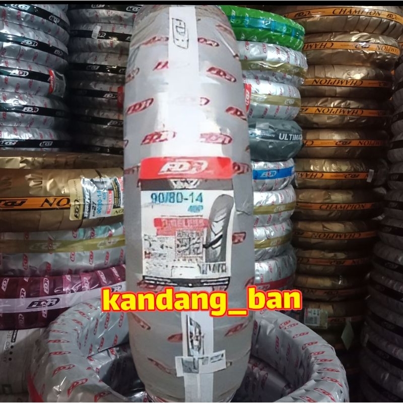 BAN TUBLES MATIC FDR GENZI 90/80-14 BAN BARU,FREE PENTIL