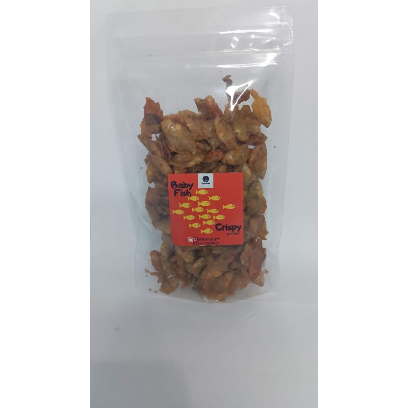 

BABY FISH CRISPY PEDAS, TANPA PENGAWET | Keripik ikan nila renyah, cemilan sehat, Lauk bergizi