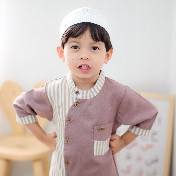 Kemeja Koko Anak Bayi Laki laki 3 Bulan - 6 Tahun